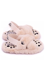 Vanilla Underground Pink Barbie Fluffy Womens Slippers - Image 2 of 5
