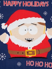 Vanilla Underground Blue South Park Mens Christmas Jumper - Image 6 of 6