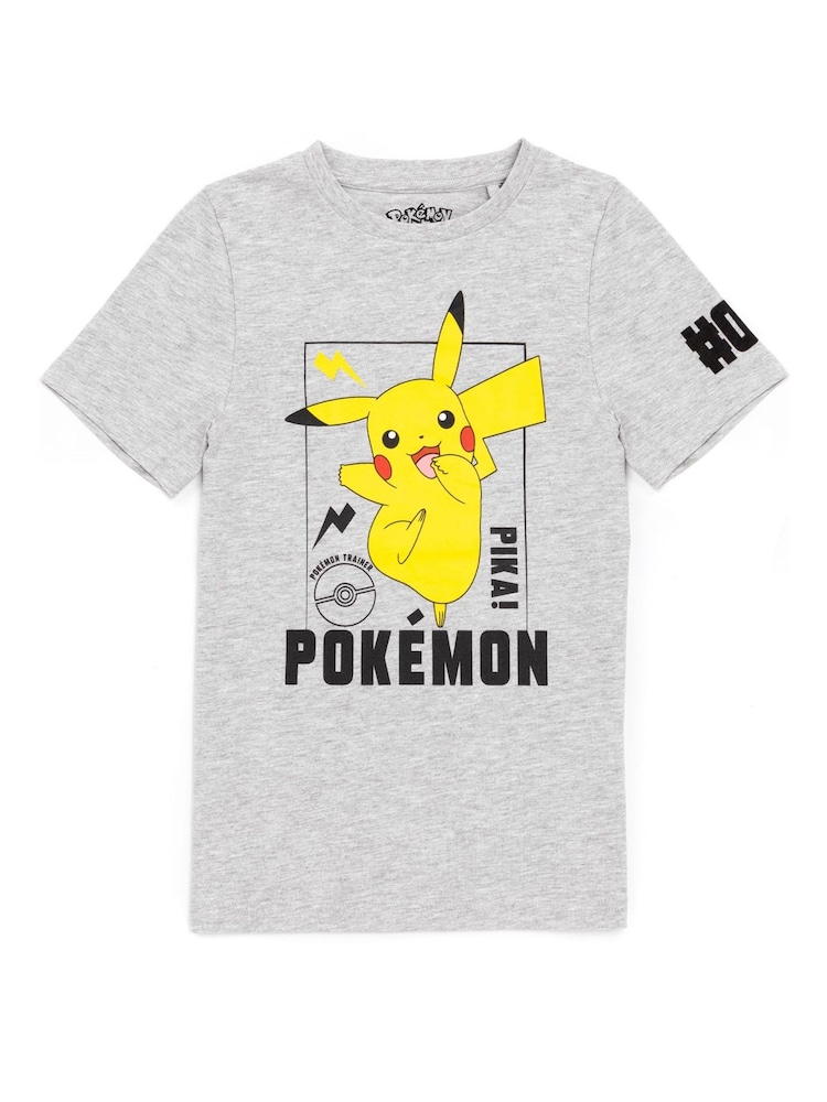 Vanilla Underground Grey Kids Pokemon 100% Cotton T-Shirt - Image 1 of 5