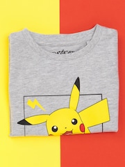 Vanilla Underground Grey Kids Pokemon 100% Cotton T-Shirt - Image 3 of 5
