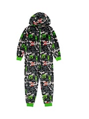 Vanilla Underground Black Minecraft Fleece All-In-One - Image 1 of 5