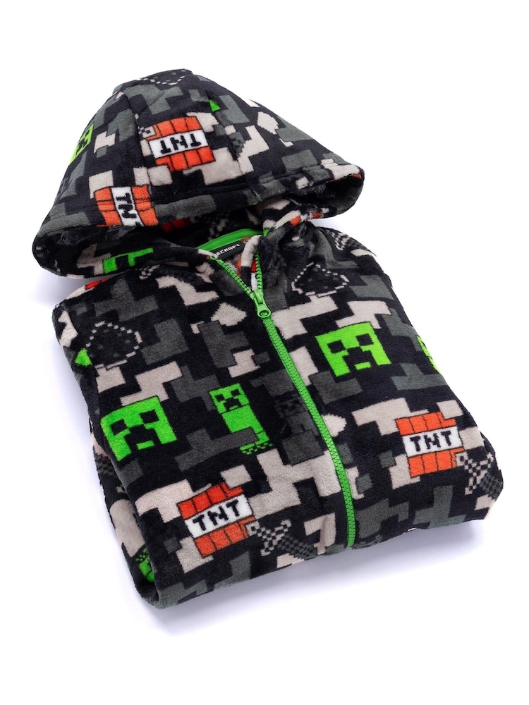 Vanilla Underground Black Minecraft Fleece All-In-One - Image 2 of 5