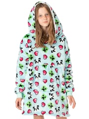 Vanilla Underground Blue Minecraft Girls Blanket Hoodie - Image 1 of 6