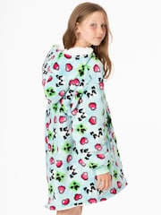 Vanilla Underground Blue Minecraft Girls Blanket Hoodie - Image 2 of 6