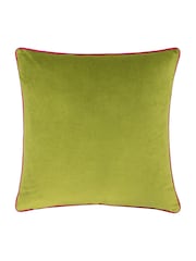 Furn Green Meridian Velvet Cushion 55 x 55cm Cover 45cm X 45cm - Image 3 of 5