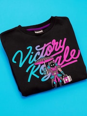 Vanilla Underground Black Boys Victory Royale Sweatshirt - Image 4 of 6