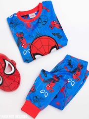 Vanilla Underground Blue Spider-Man Kids Pokemon Long Leg Pyjamas Set - Image 2 of 6