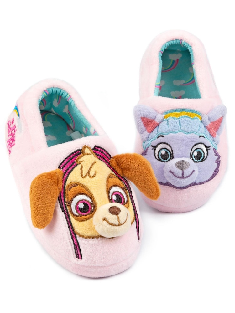 Vanilla Underground Pink Girls Paw Patrol Slippers - Image 1 of 4