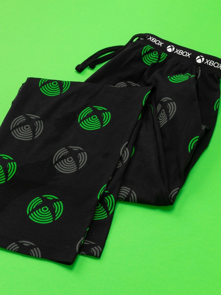 Vanilla Underground Mens Xbox 100% Cotton Lounge Trousers - Image 6 of 6