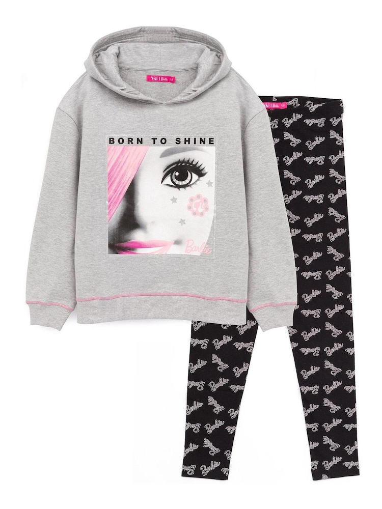 Vanilla Underground Grey Barbie Girls Hoodie And Leggings - Image 1 of 6
