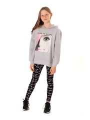 Vanilla Underground Grey Barbie Girls Hoodie And Leggings - Image 5 of 6
