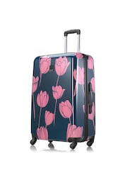 Tripp Blue Tulip Print Large 77cm Suitcase - Image 1 of 4