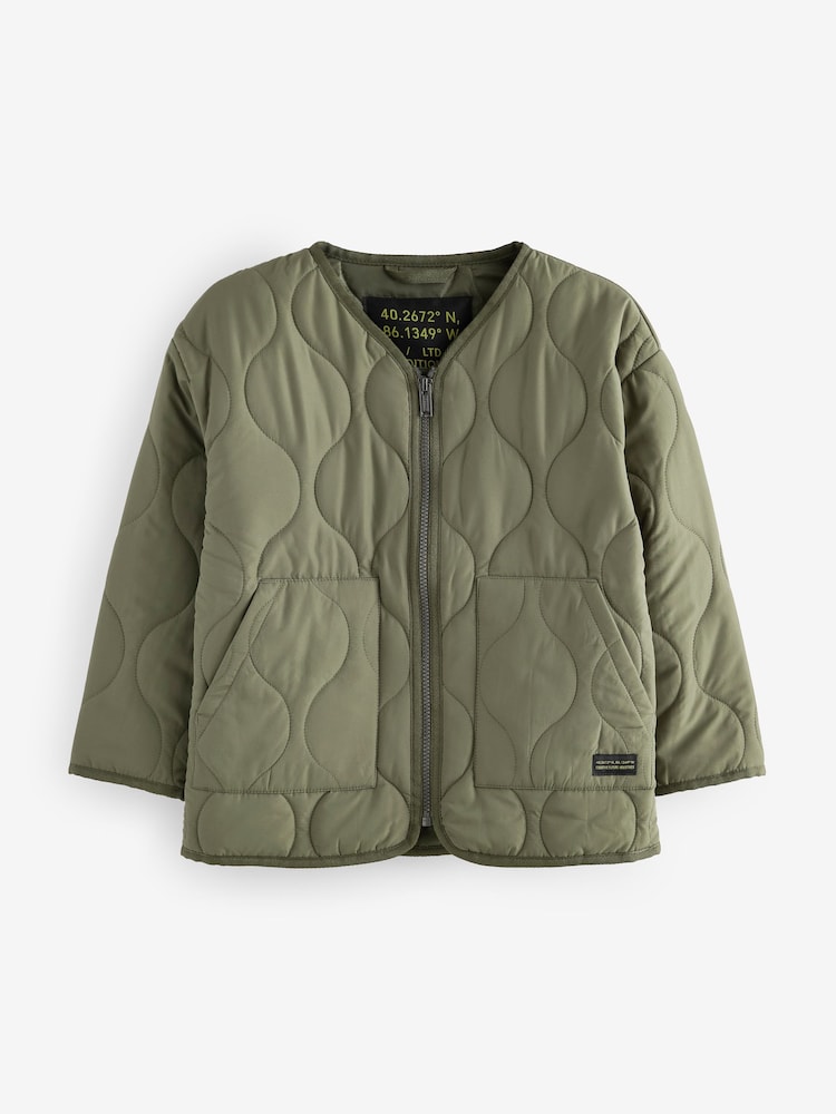 Khakigrün - Gesteppte Zwiebeljacke (3–17 J.) - Bild 2 von 7 Khakigrün - Gesteppte Zwiebeljacke (3–17 J.) - Bild 2 von 7