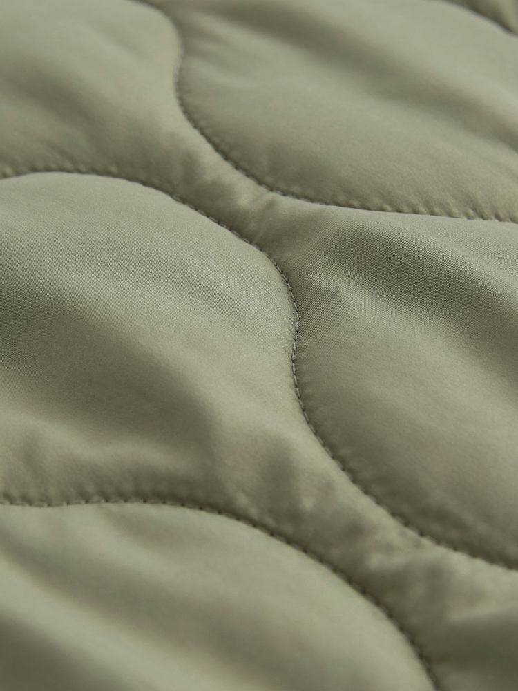 Khaki Green Quilted Onion Jacket (3-17yrs) - Image 5 of 7