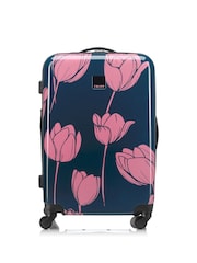 Tripp Blue Tulip Print Medium 66cm Suitcase - Image 1 of 5
