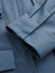 Navy Blue EDIT Zip Through Shacket Overshirt - Image 9 of 10