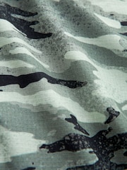 Green Camo EDIT Zip Through Shacket Overshirt - Image 10 of 11