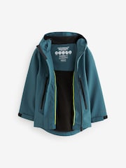 Blue Waterproof Fleece Hooded Lined Coat (3-16yrs) - Image 3 of 7