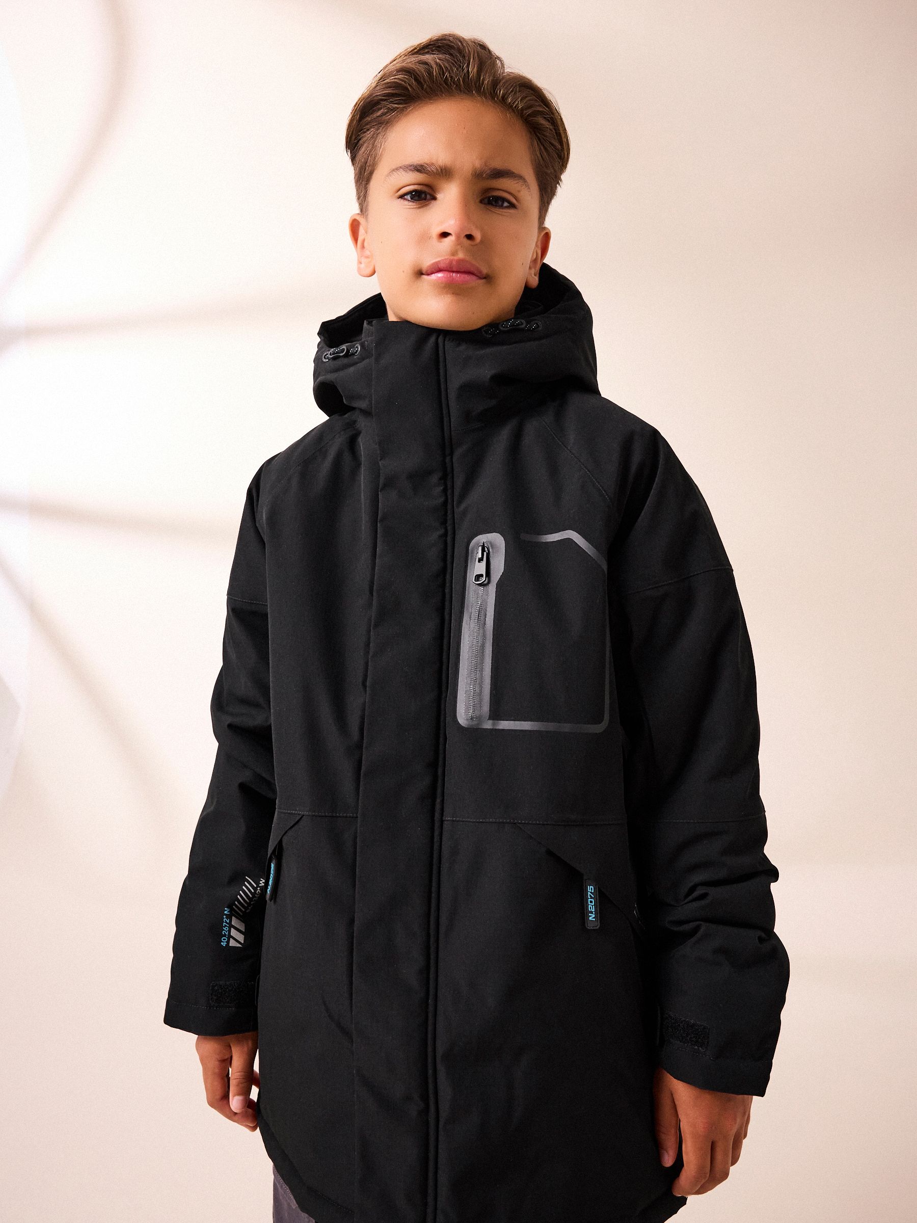 Buy Black Heavyweight Waterproof Jacket (3-16yrs) from the Next UK
