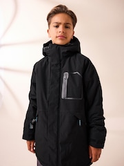 Black Heavyweight Waterproof Jacket (3-16yrs) - Image 3 of 14
