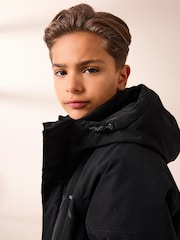 Black Heavyweight Waterproof Jacket (3-16yrs) - Image 5 of 14