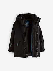 Black Heavyweight Waterproof Jacket (3-16yrs) - Image 9 of 14