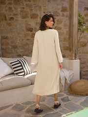 Natur - Hemdkleid aus 100 % hochwertigem Leinen - Bild 4 von 7