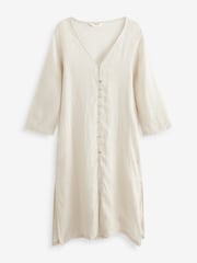 Natur - Hemdkleid aus 100 % hochwertigem Leinen - Bild 6 von 7