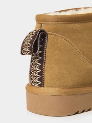 Joe Browns Brown Mini Snug Suede Boots - Image 4 of 5