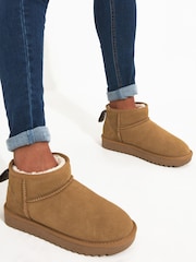 Joe Browns Brown Mini Snug Suede Boots - Image 5 of 5