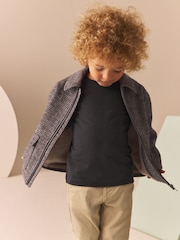 Brown Check Borg Lined Jacket (3mths-7yrs) - Image 2 of 9