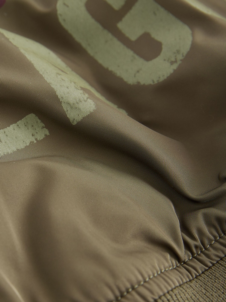 Khaki Green Badged Bomber Jacket with Jersey Hood (3mths-7yrs) - Image 13 of 13