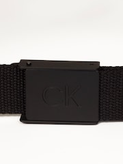 Calvin Klein Golf Monogram Buckle Black Belt - Image 3 of 3