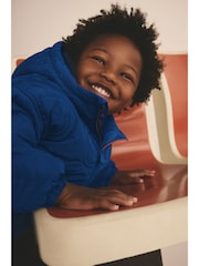Blue Hooded Puffer Coat (3mths-7yrs) - Image 5 of 10