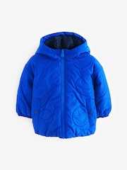 Blue Hooded Puffer Coat (3mths-7yrs) - Image 6 of 10