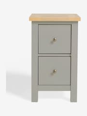Dove Grey Malvern Paint Effect Set of 2 Bedside Table - Image 7 of 10