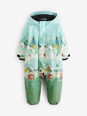 Green Waterproof Snowsuit (3mths-7yrs) - Image 1 of 6