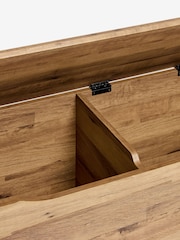 Dark Natural Bronx Oak Effect Medium Blanket Box - Image 10 of 10