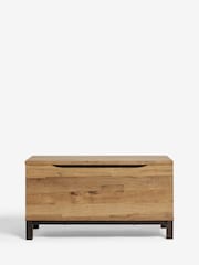 Dark Natural Bronx Oak Effect Medium Blanket Box - Image 6 of 10