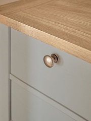 Dove Grey Malvern Paint Effect 5 Drawer Chest of Drawers - Image 8 of 12