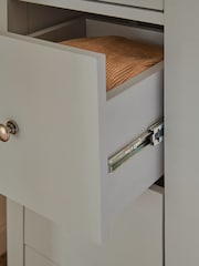 Dove Grey Malvern Paint Effect 5 Drawer Chest of Drawers - Image 9 of 12