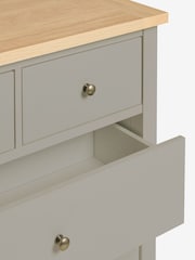 Dove Grey Malvern Paint Effect 10 Drawer Chest of Drawers - Image 6 of 12