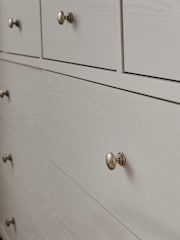 Dove Grey Malvern Paint Effect 10 Drawer Chest of Drawers - Image 7 of 12