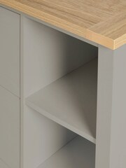 Dove Grey Malvern Paint Effect 3 Drawer Chest of Drawers - Image 11 of 11