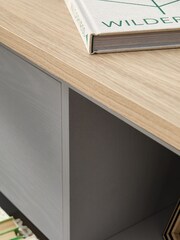 Dove Grey Malvern Paint Effect 3 Drawer Chest of Drawers - Image 4 of 11