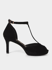 Joe Browns Black Cover Girl T Bar Shoes - Image 1 of 5