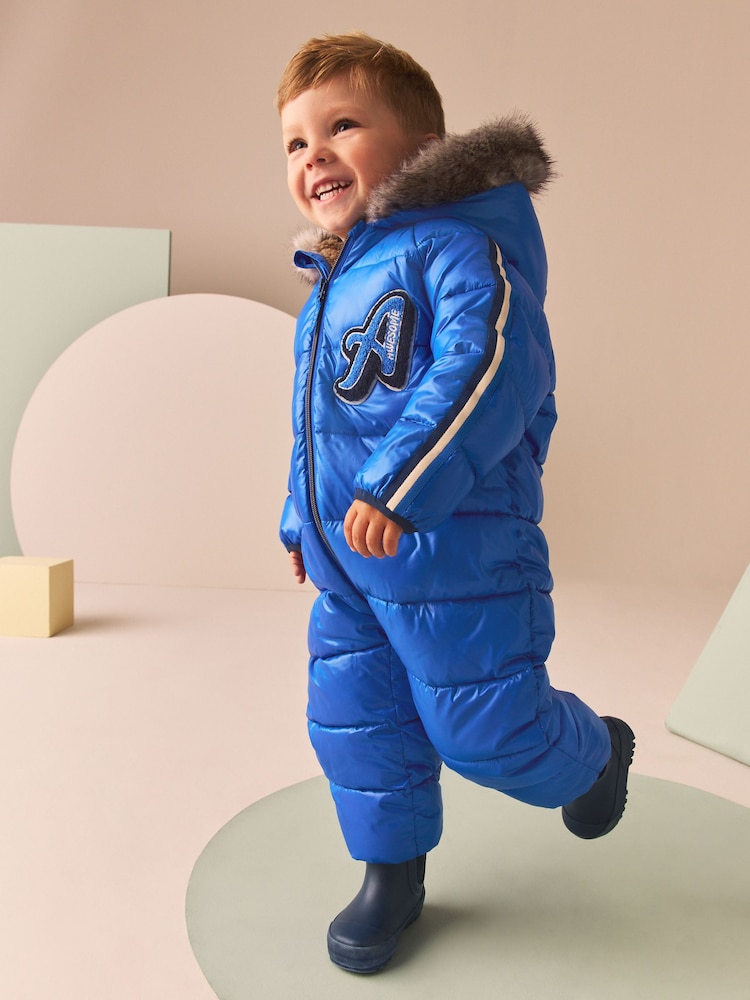 Cobalt Blue Snowsuit (3mths-7yrs) - Image 1 of 8