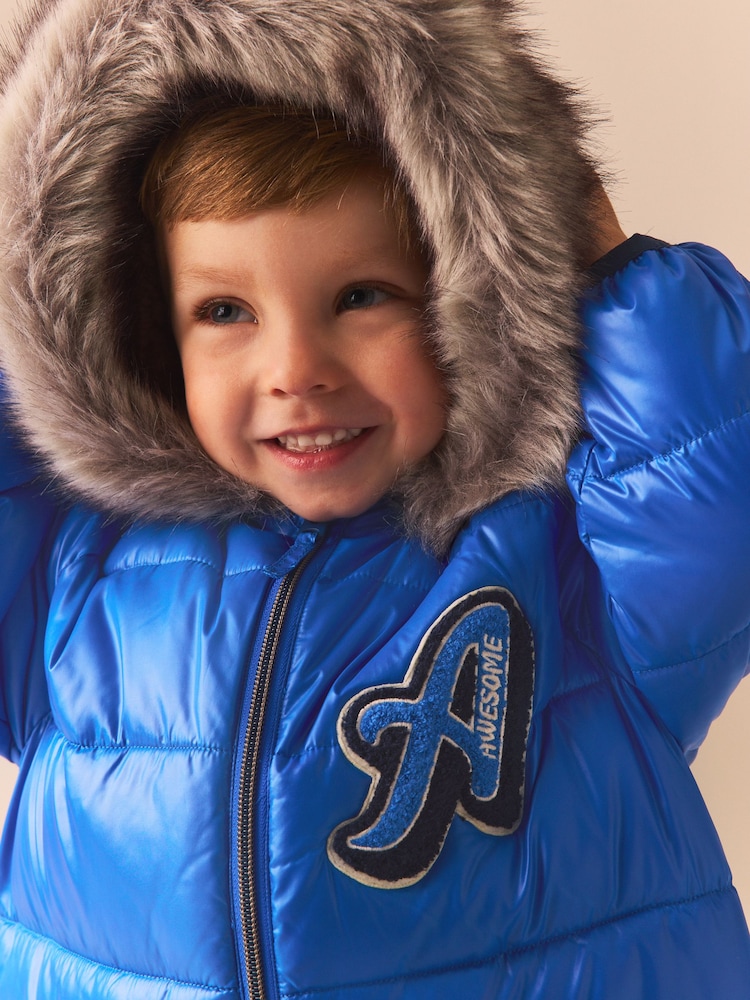 Cobalt Blue Snowsuit (3mths-7yrs) - Image 5 of 8