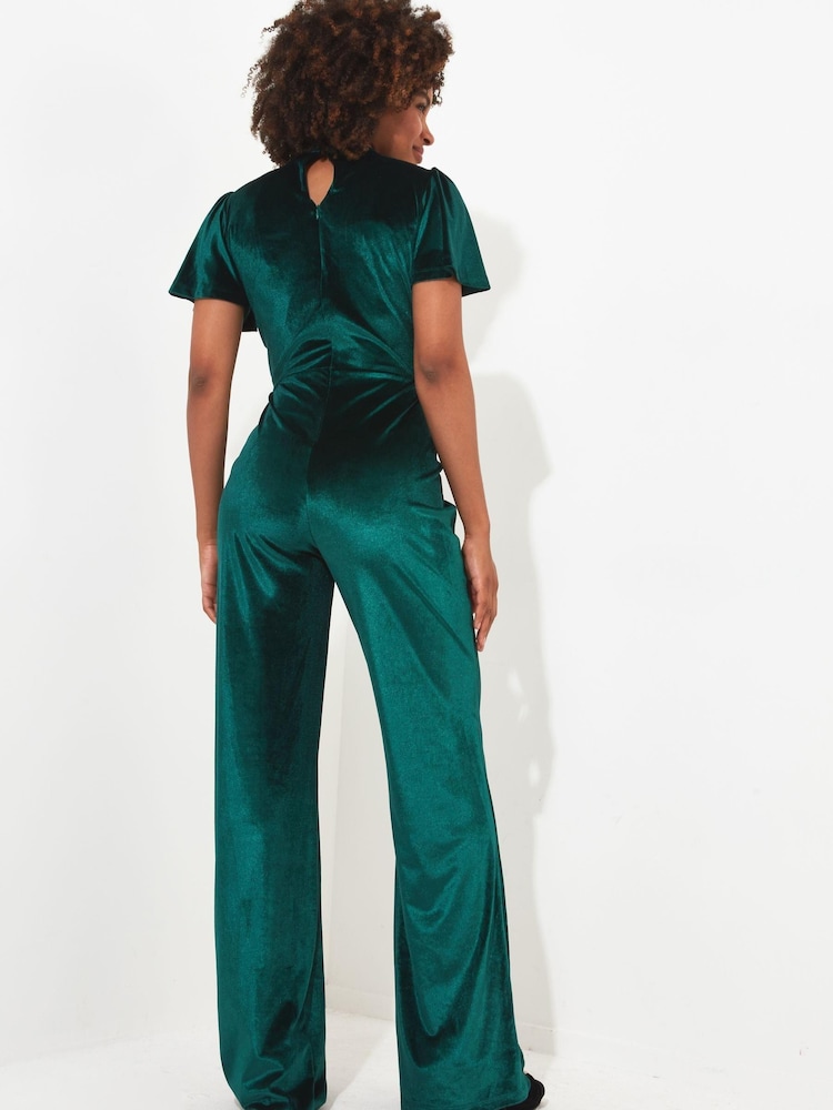 Joe Browns Green Perfection Velour Jumpsuit - Image 4 of 7