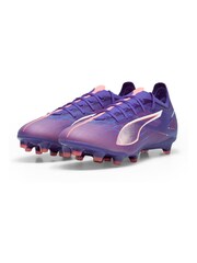 Puma Purple Adults Ultra 5 Match Firm Ground Football Boots - Image 3 of 6